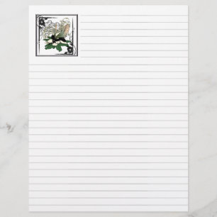 Magnolia Shadow Fairy Custom Letterhead