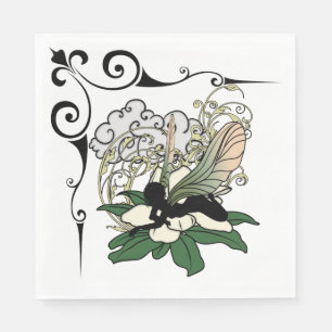 Magnolia Shadow Fairy Napkin