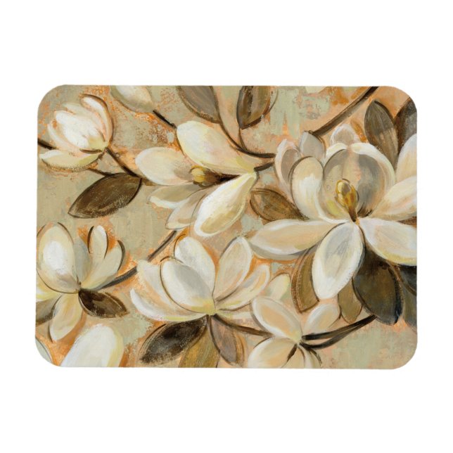 Magnolia Simplicity Cream Magnet (Horizontal)