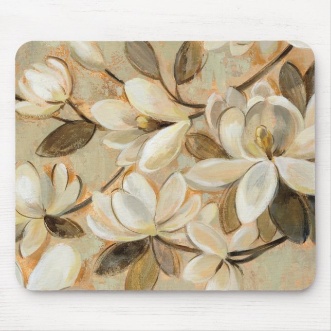 Magnolia Simplicity Cream Mouse Mat (Front)