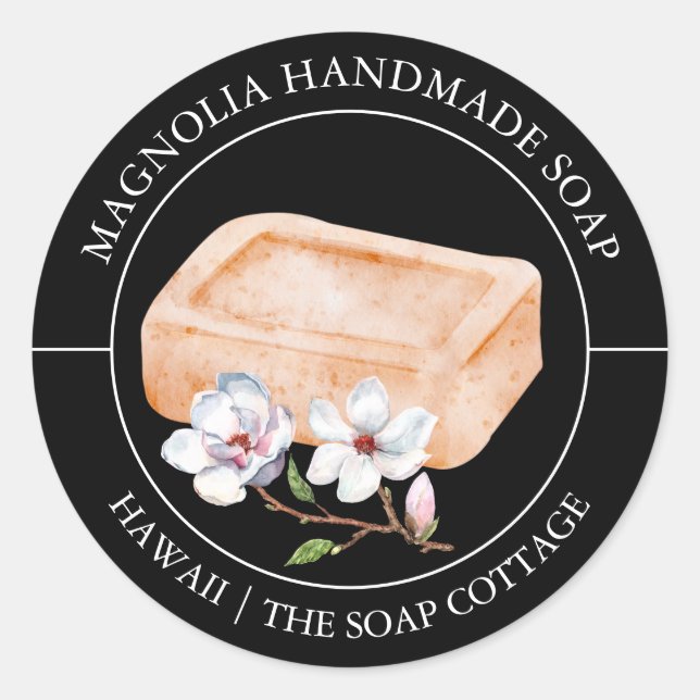 Magnolia Soap label (Front)