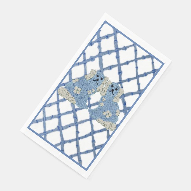 Magnolia Staffordshire Dogs Ginger Jars Napkin (Corner)