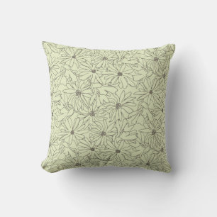 magnolia stellata mocha cream cushion