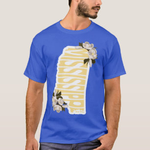 Magnolia Sticker Mississippi State Flower Oversize T-Shirt