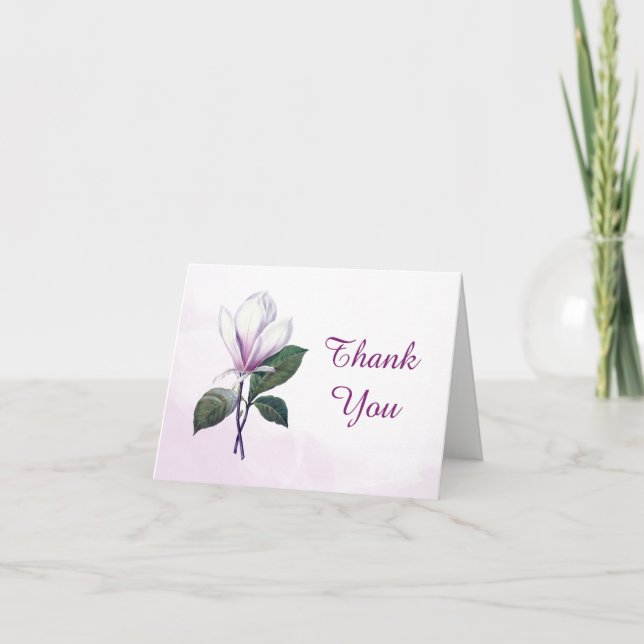 Magnolia Thank You Card (Front)