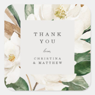 Magnolia Thank You Sticker Tag
