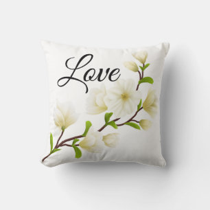 Magnolia Throw Pillow