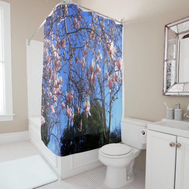 Magnolia tree..... shower curtain (In Situ)