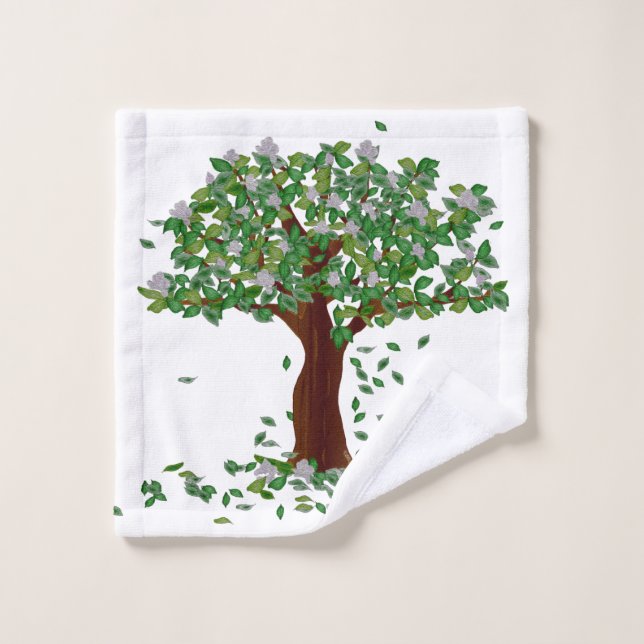 Magnolia Tree Wash Cloth (Wash Cloth)
