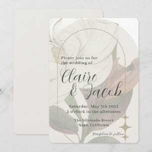 Magnolia Wedding Invitation