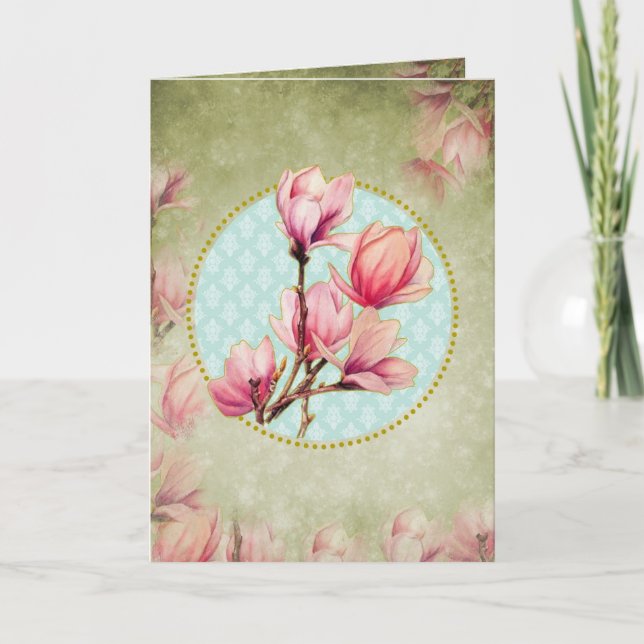 MAGNOLIAS - Greeting Card (Front)