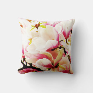 Magnolias in the sun cushion