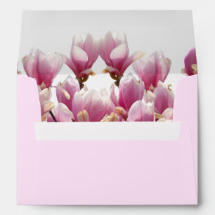 Magnolias Modern Minimalist Floral Envelope