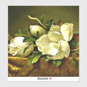 Magnolias on Gold Velvet Cloth