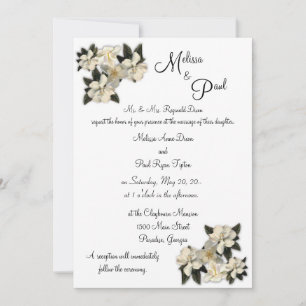 Magnolias Wedding Invitations