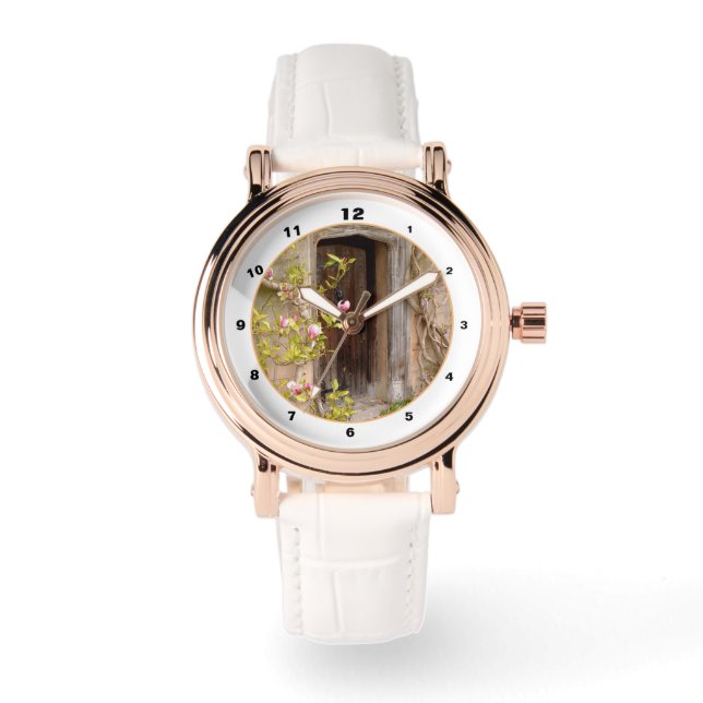 Magnolida Garden & Secret Door to Magical Land BLU Watch (Front)