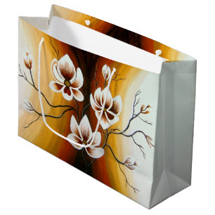 Magnolien, Acryl - Large Gift Bag