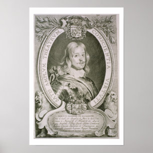 Magnus Gabriel (1622-86) Count de la Gardie, from Poster