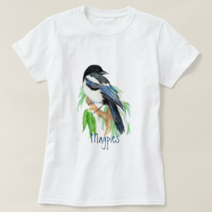 Magpie, Bird, Garden, Nature, Wildlife T-Shirt