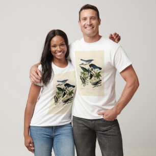 Magpie Jays & Nutcracker Audubon Birds of America  T-Shirt