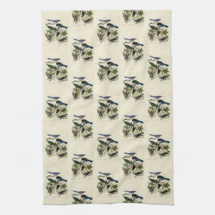 Magpie Jays & Nutcracker Audubon Birds of America Tea Towel