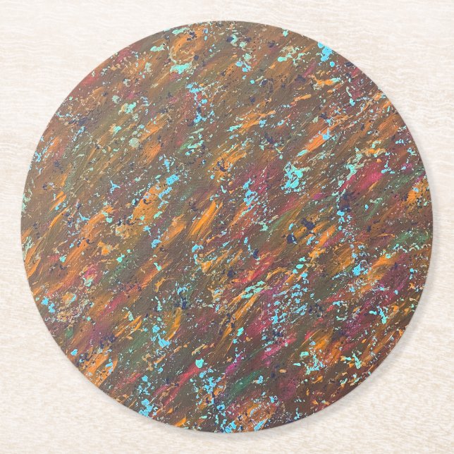 Magpie paper coaster (Front)