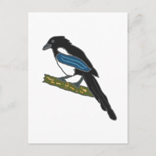 Magpie Postcard