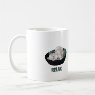mags funny cat relax  coffee mug