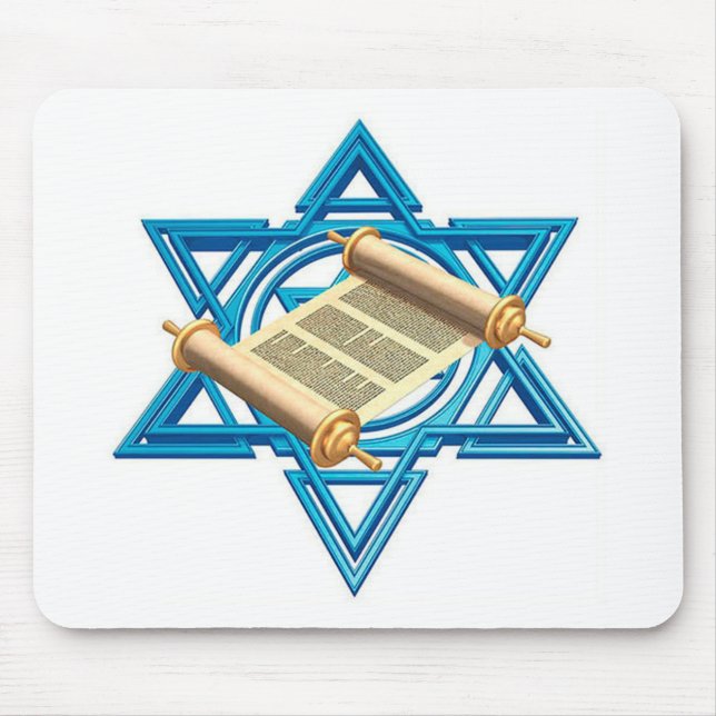 Maguen David Torah Mouse Mat (Front)