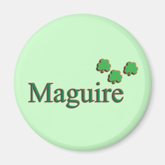 Maguire Family Magnet (Front)