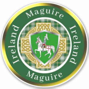 Maguire Shield & Celtic Cross Personalised
