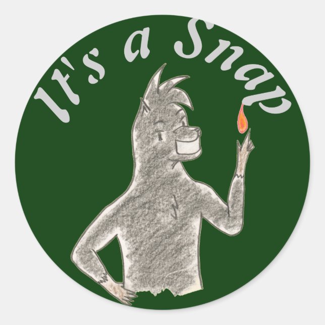 Magus Classic Round Sticker (Front)