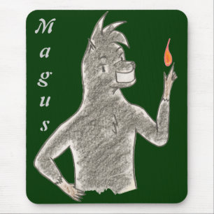Magus (with name) mouse mat