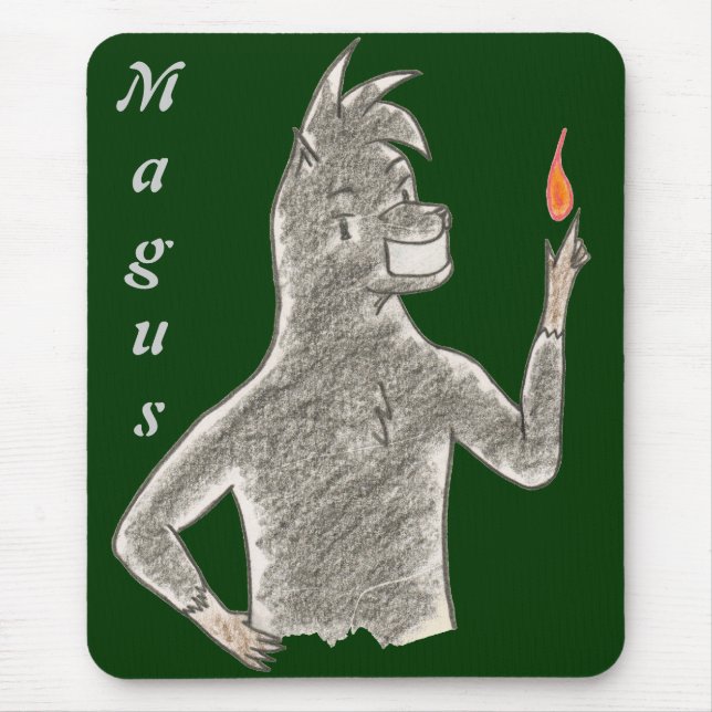 Magus (with name) mouse mat (Front)
