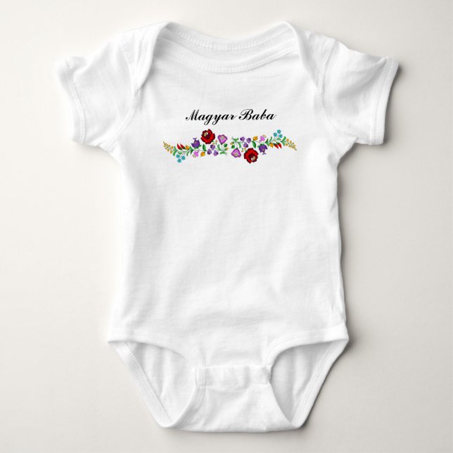 Magyar Baba Baby Bodysuit (Front)