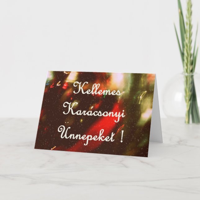 magyar karacsony holiday card (Front)