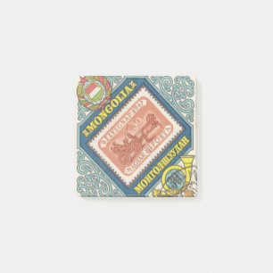 Magyar posta with cavalry and horse post-it notes