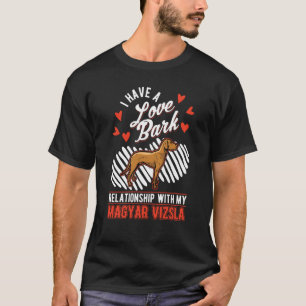 Magyar Vizsla Valentine's Day Hungarian Vizssla T-Shirt