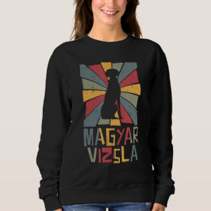 Magyar Vizsla Vintage Dog Dogs Paw Paws Dog School Sweatshirt