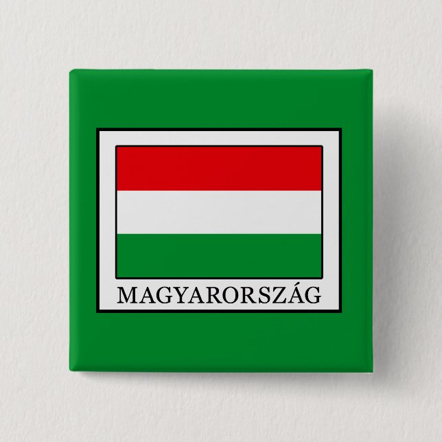 Magyarorszag 15 Cm Square Badge (Front)