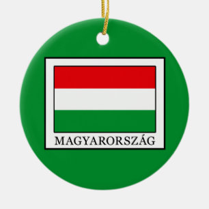 Magyarorszag Ceramic Tree Decoration