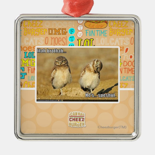 Mah brothah metal tree decoration (Front)