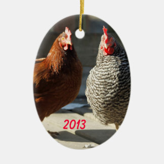 Mah Chikkens Ceramic Tree Decoration