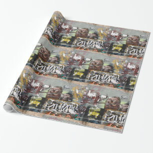Mah coza, Graffiti,Spain Glossy Wrapping Paper
