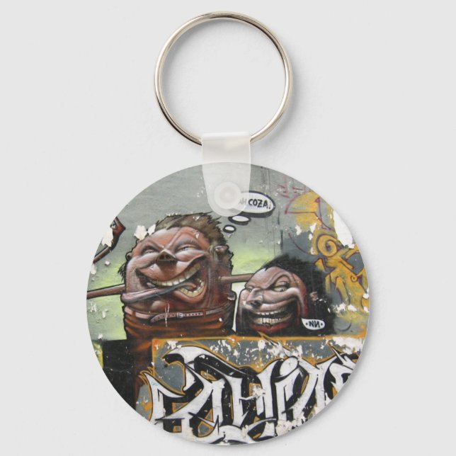 Mah coza, Graffiti,Spain Key Ring (Front)