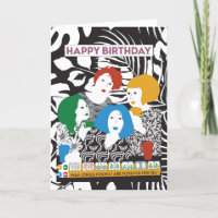 Mah Jong Friends Birthday Card