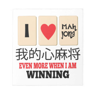Mah Jong & WInning Notepad