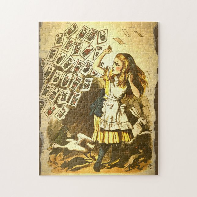 Mah Jongg Alice in Wonderland Puzzle (Vertical)