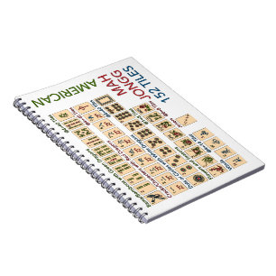 Mah Jongg American Tiles Notebook