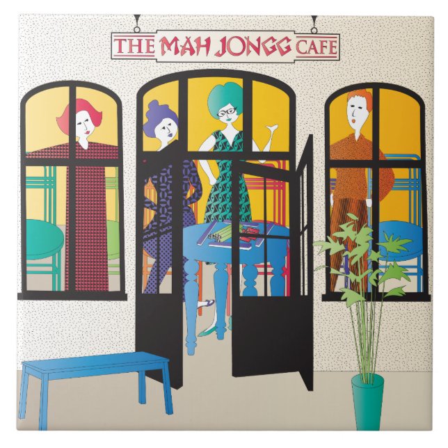 Mah Jongg Cafe Tile (Front)